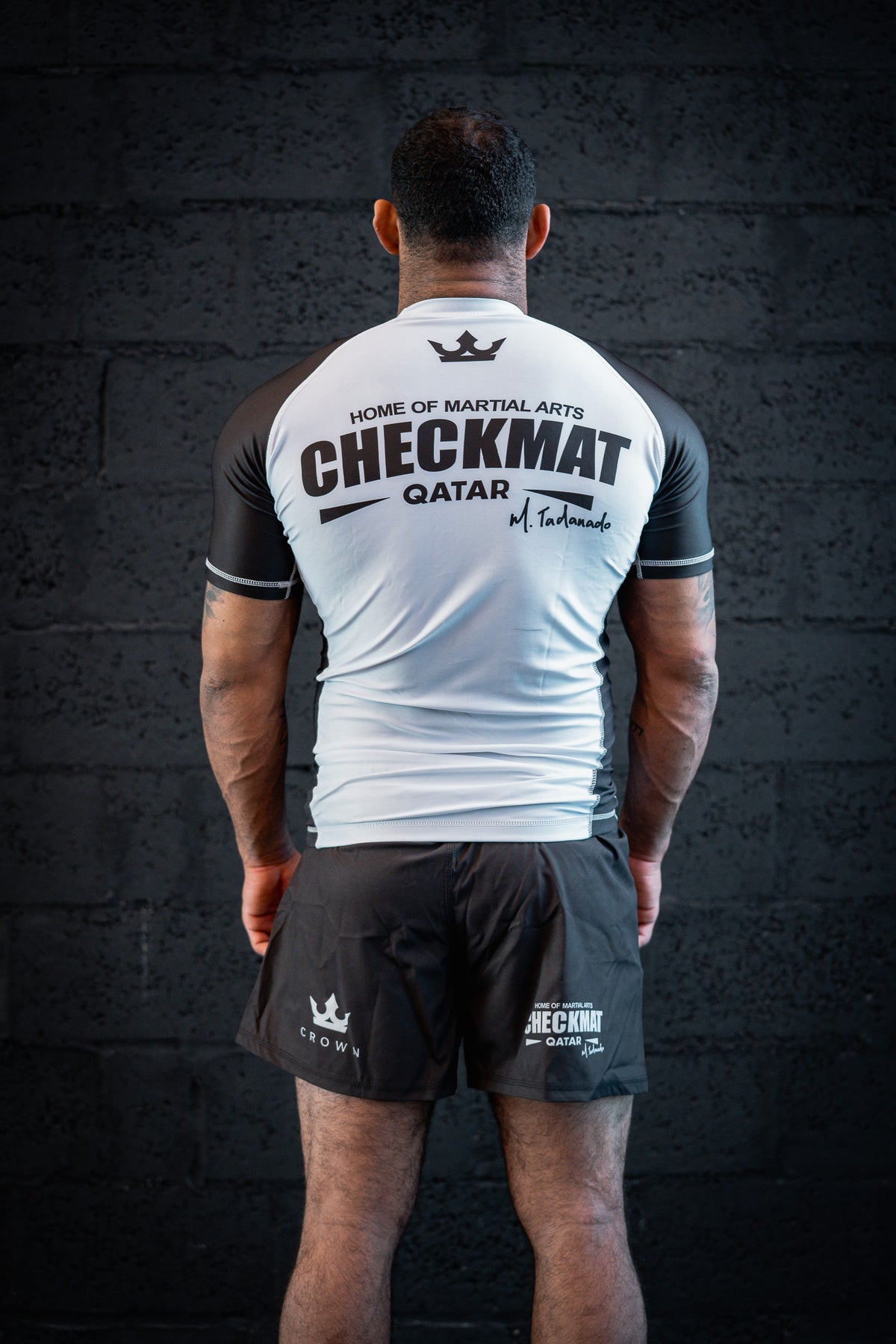 CHECKMAT Rashguard White Rank – Made for Champions