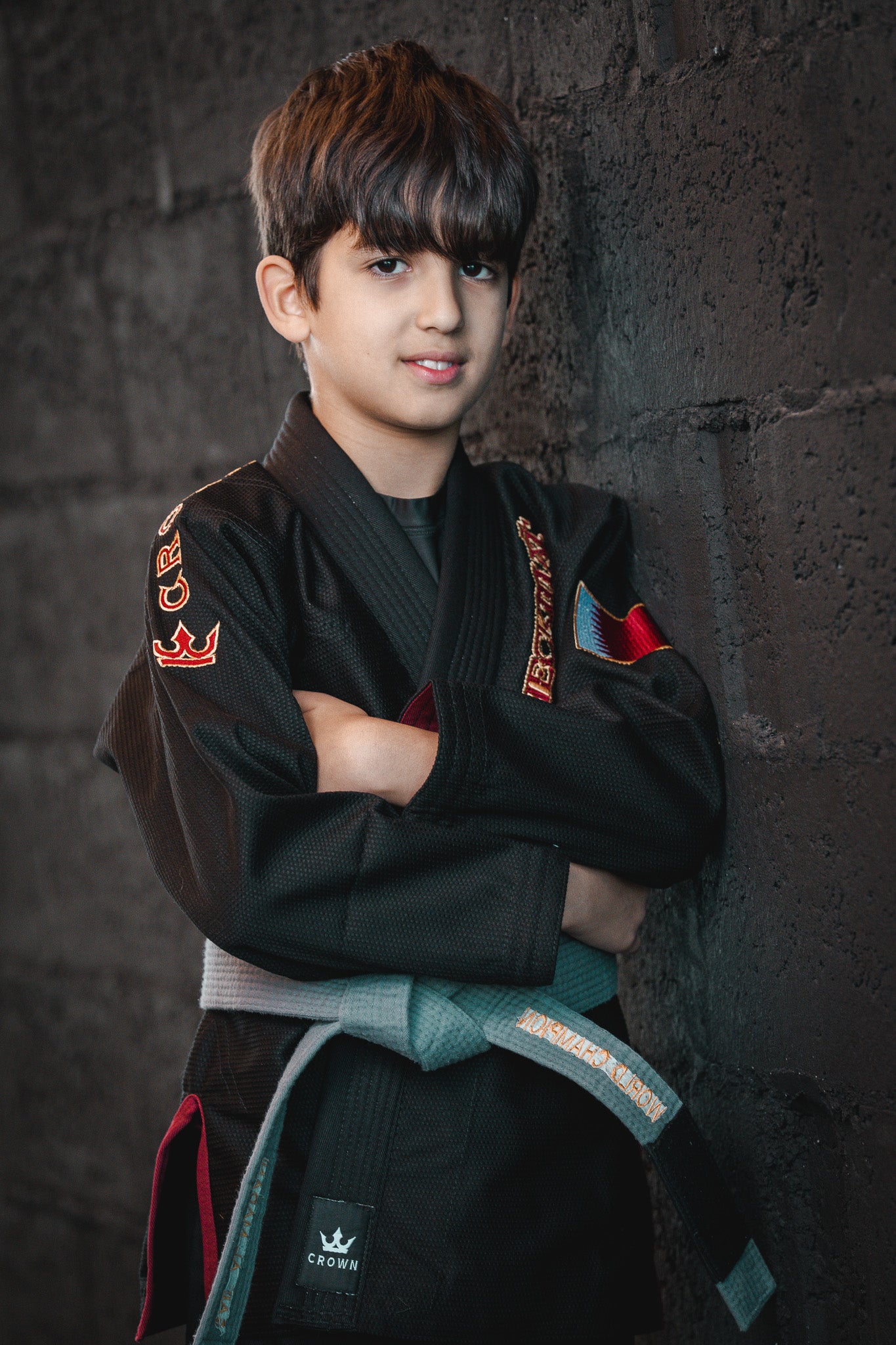 KIDS CHECKMAT GI- BLACK AND RED