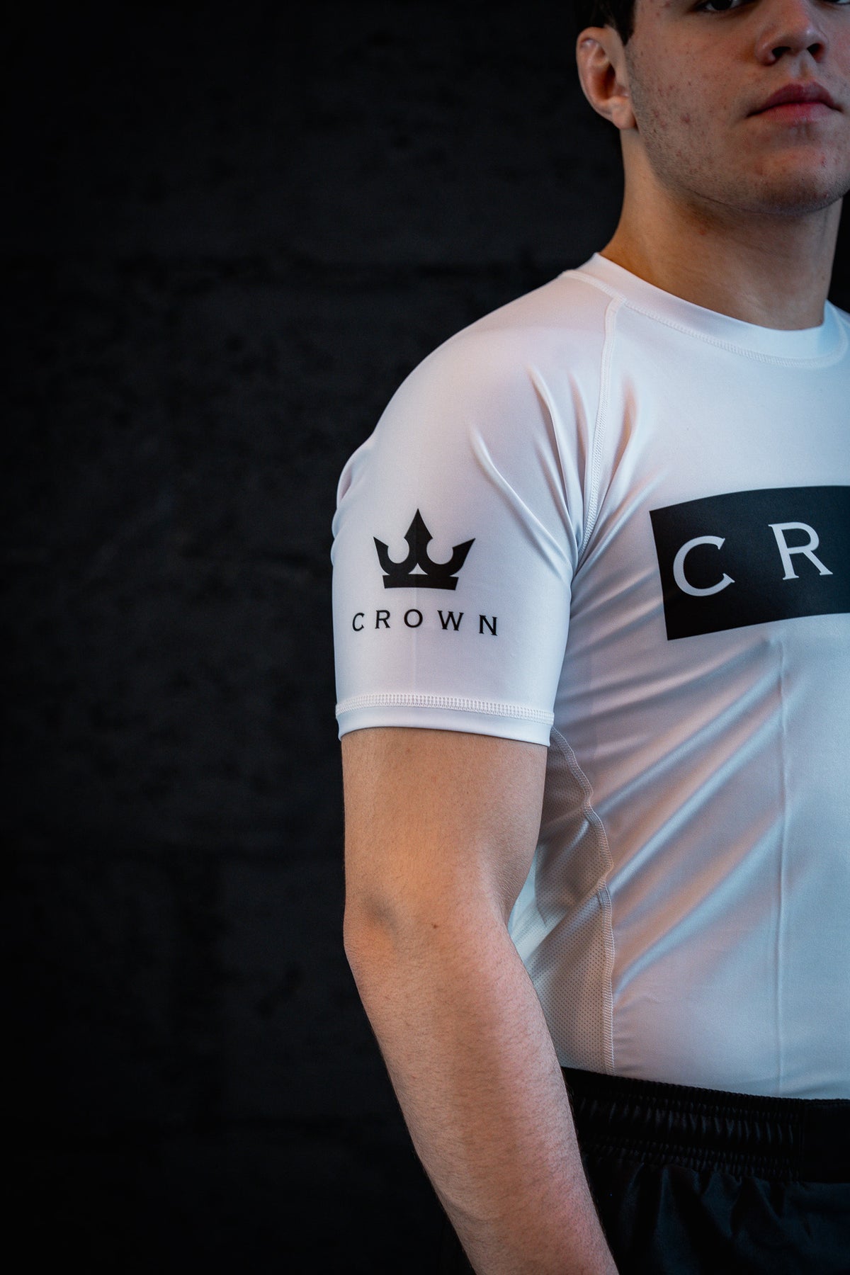 CHECKMAT- Rashguard White Rank – Made for Champions