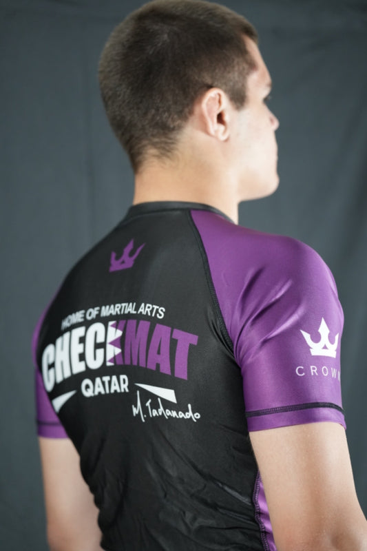 CHECKMAT Rashguard Purple Rank – Made for Champions