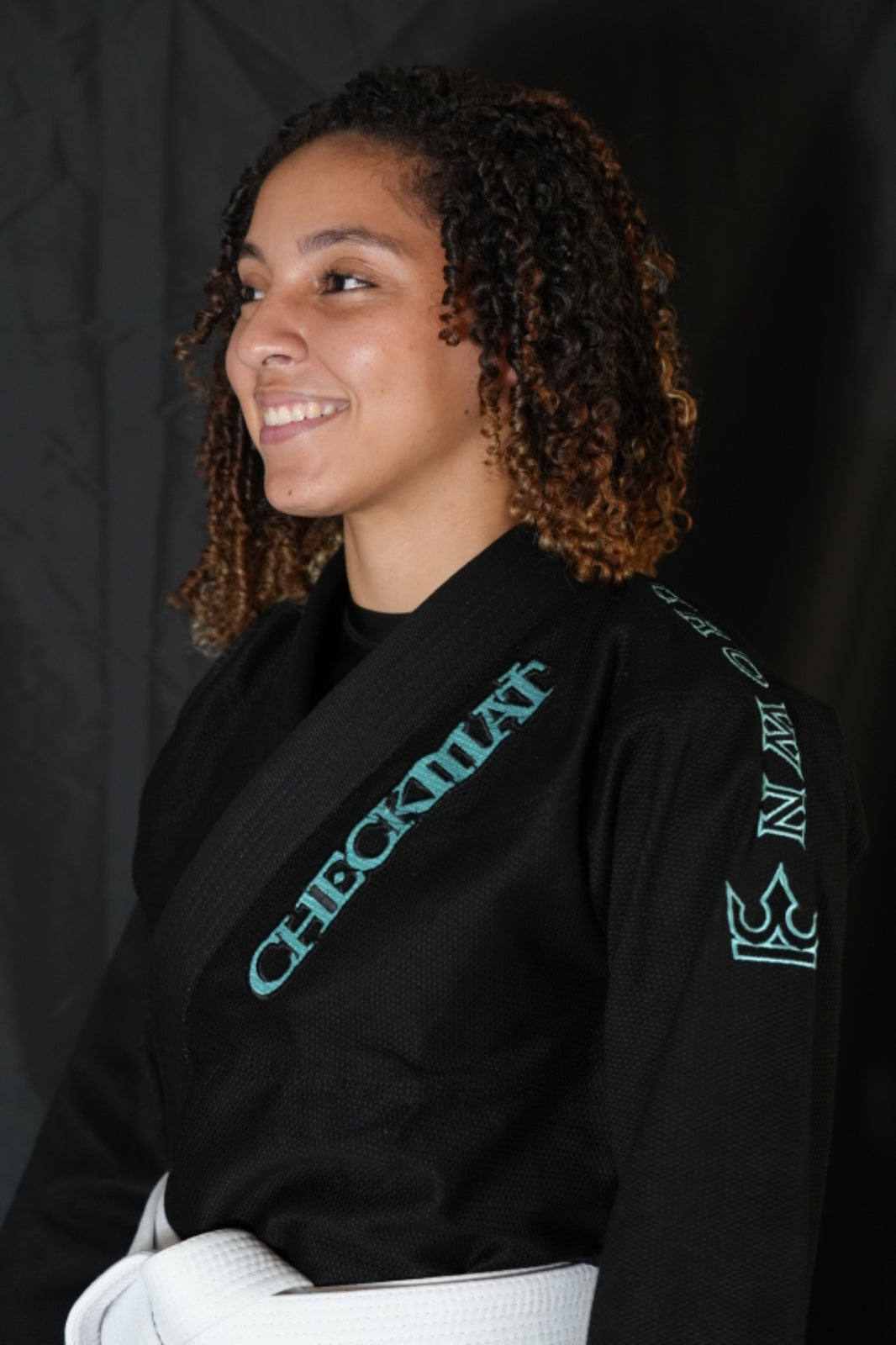 The Forge Gi – Base Edition - Cyan on Balck (Women's)