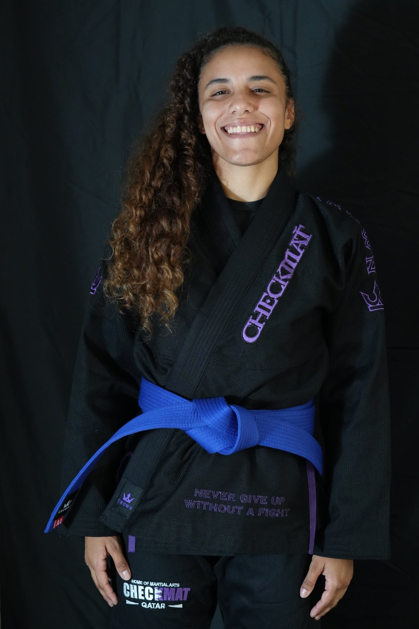The Forge Gi – Checkmat Edition - Purple on Balck (Women's)