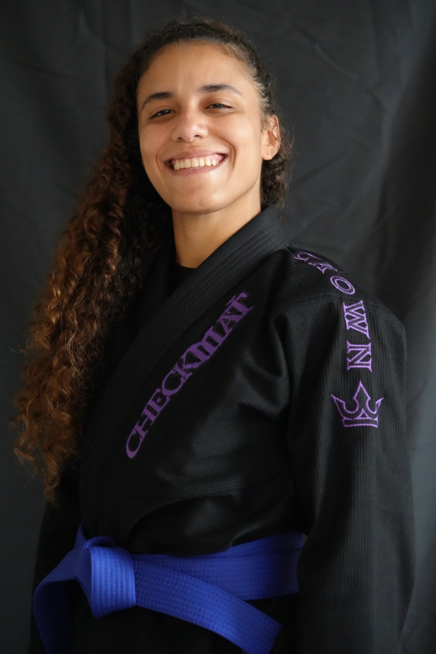 The Forge Gi – Checkmat Edition - Purple on Balck (Women's)