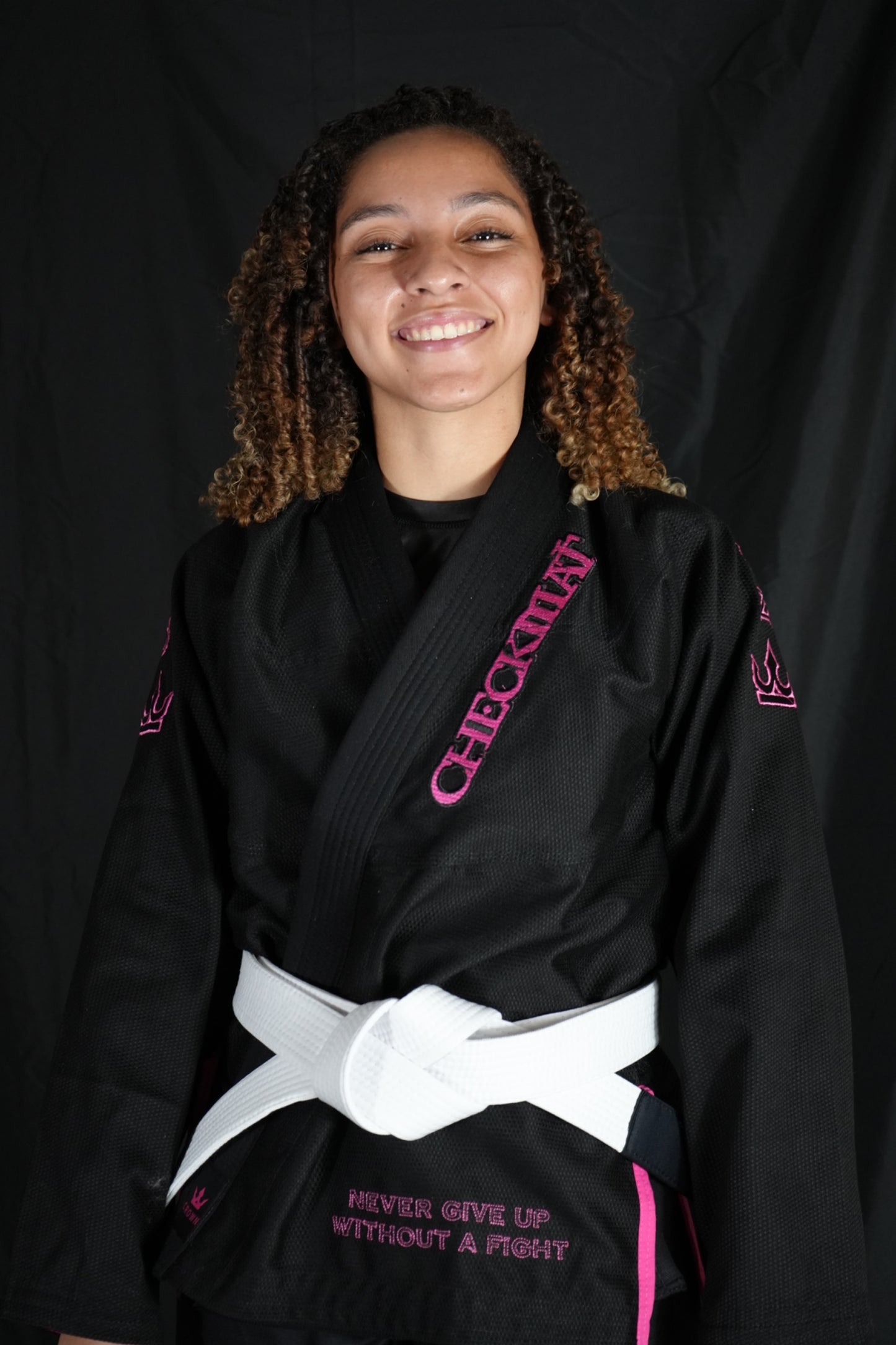 The Forge Gi – Checkmat Edition - Pink on Black (Women's)
