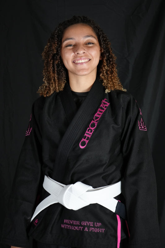 The Forge Gi – Checkmat Edition - Pink on Black