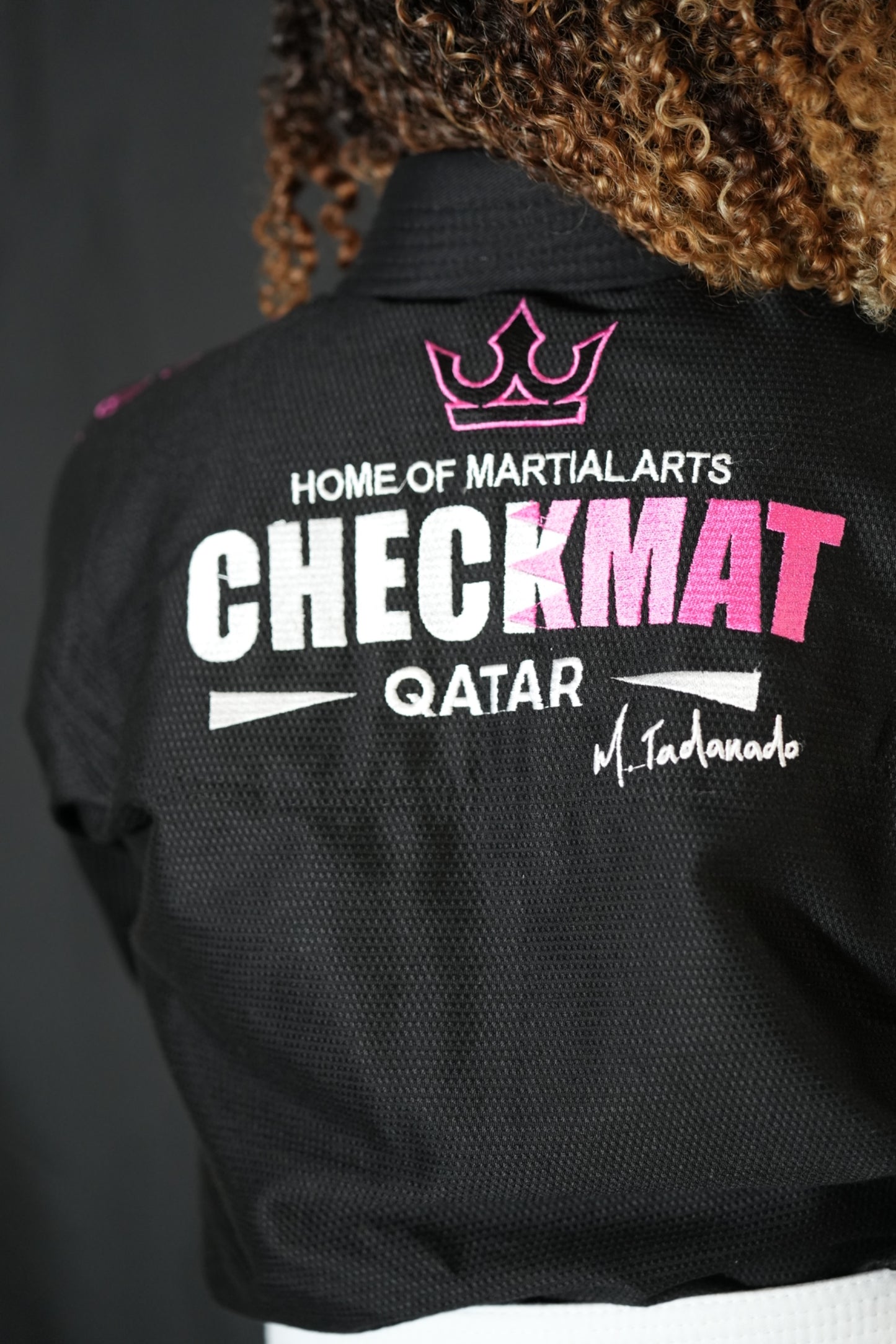 The Forge Gi – Checkmat Edition - Pink on Black (Women's)