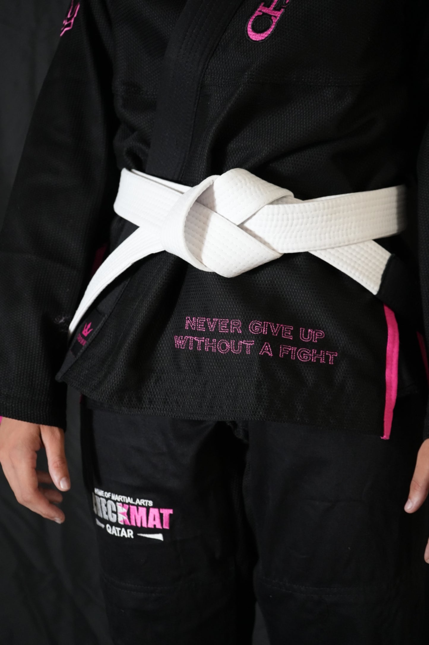 The Forge Gi – Checkmat Edition - Pink on Black (Women's)