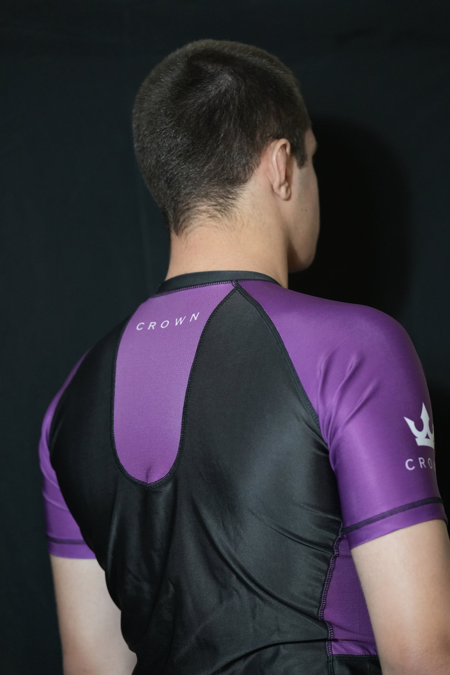 CROWN Rashguard Purple Rank – Made for Champions