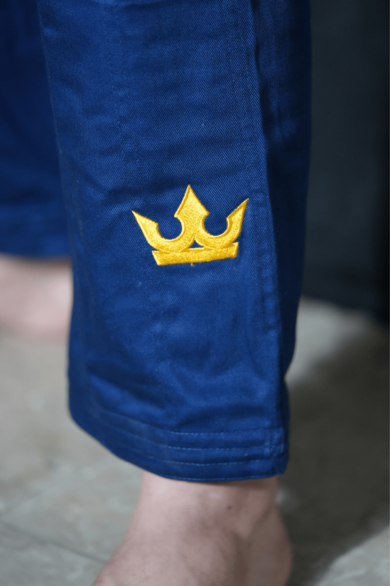 The Ember Gi – Checkmat Edition - Gold on Navy Blue (Men's)