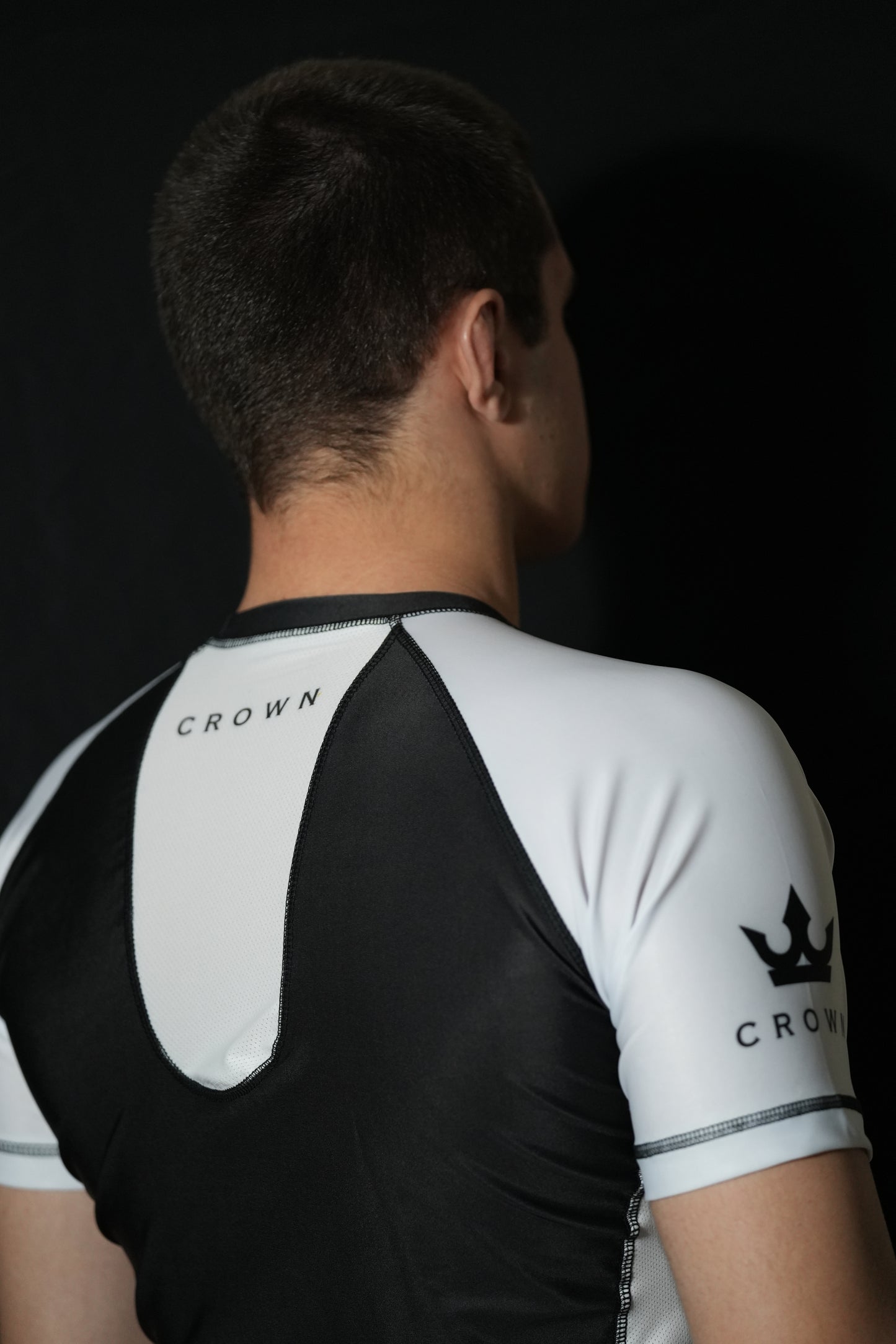 CROWN Rashguard White Rank – Made for Champions
