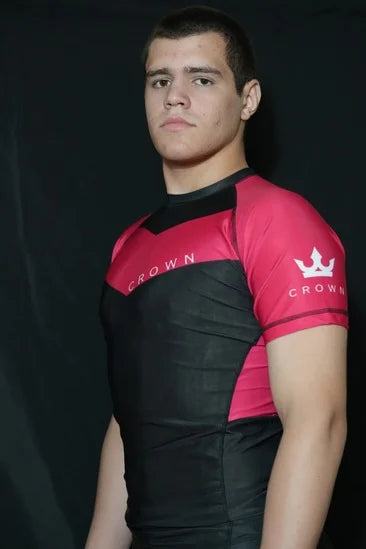 CROWN Rashguard BlacK/Pink – Made for Champions