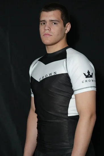CROWN Rashguard White Rank – Made for Champions
