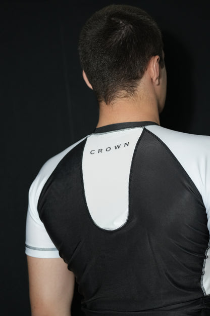 CHECKMAT Rashguard White Rank – Made for Champions