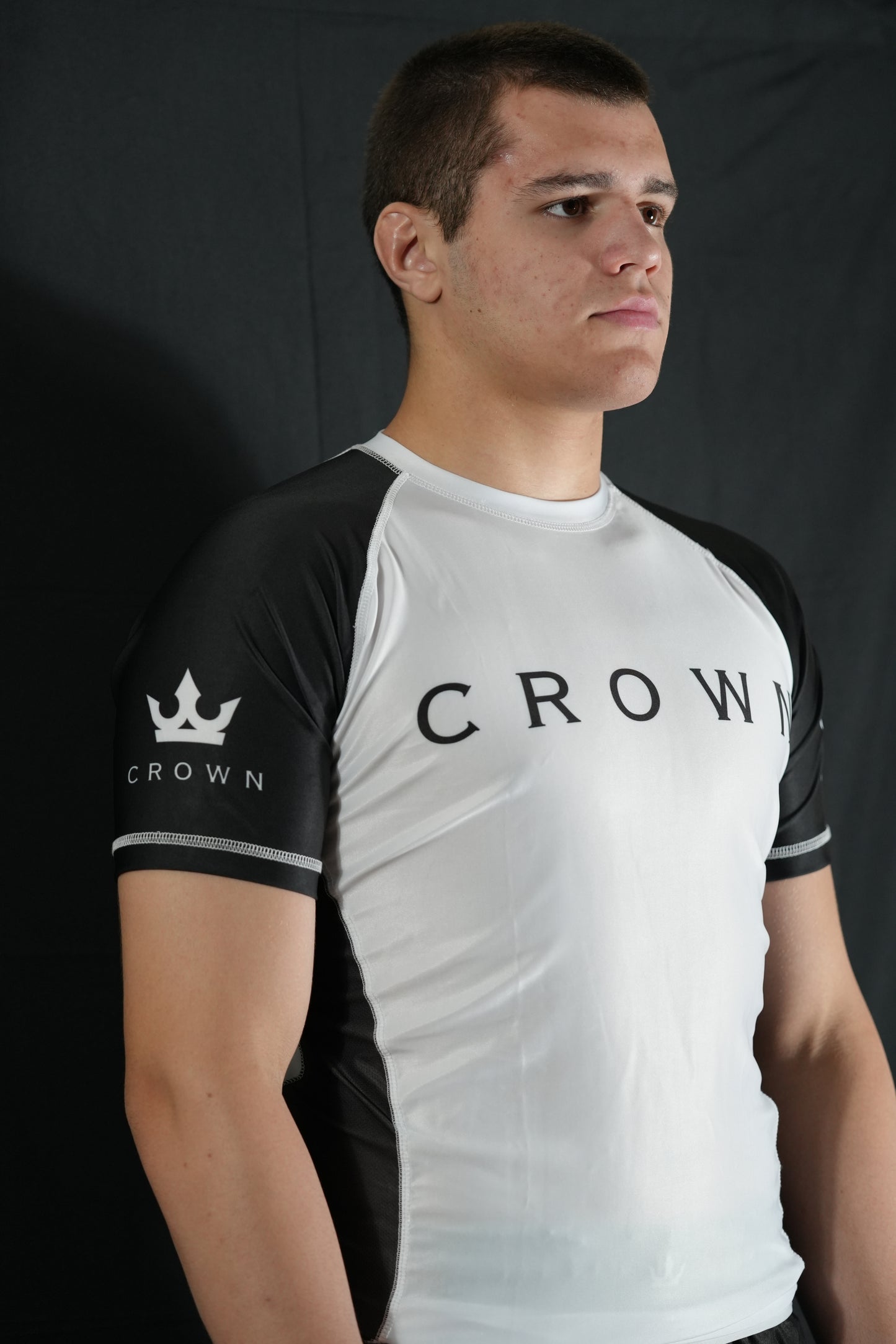 CHECKMAT Rashguard White Rank – Made for Champions