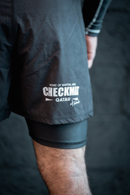 CHECKMAT - Short duo black