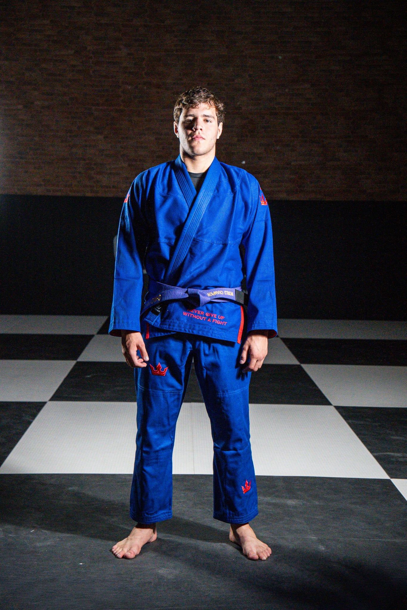 CROWN GI- BLUE AND RED