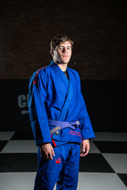CROWN GI- BLUE AND RED