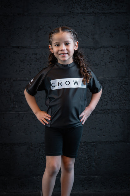 CHECKMAT KIDS -Rashguard Black Rank – Made for Champions