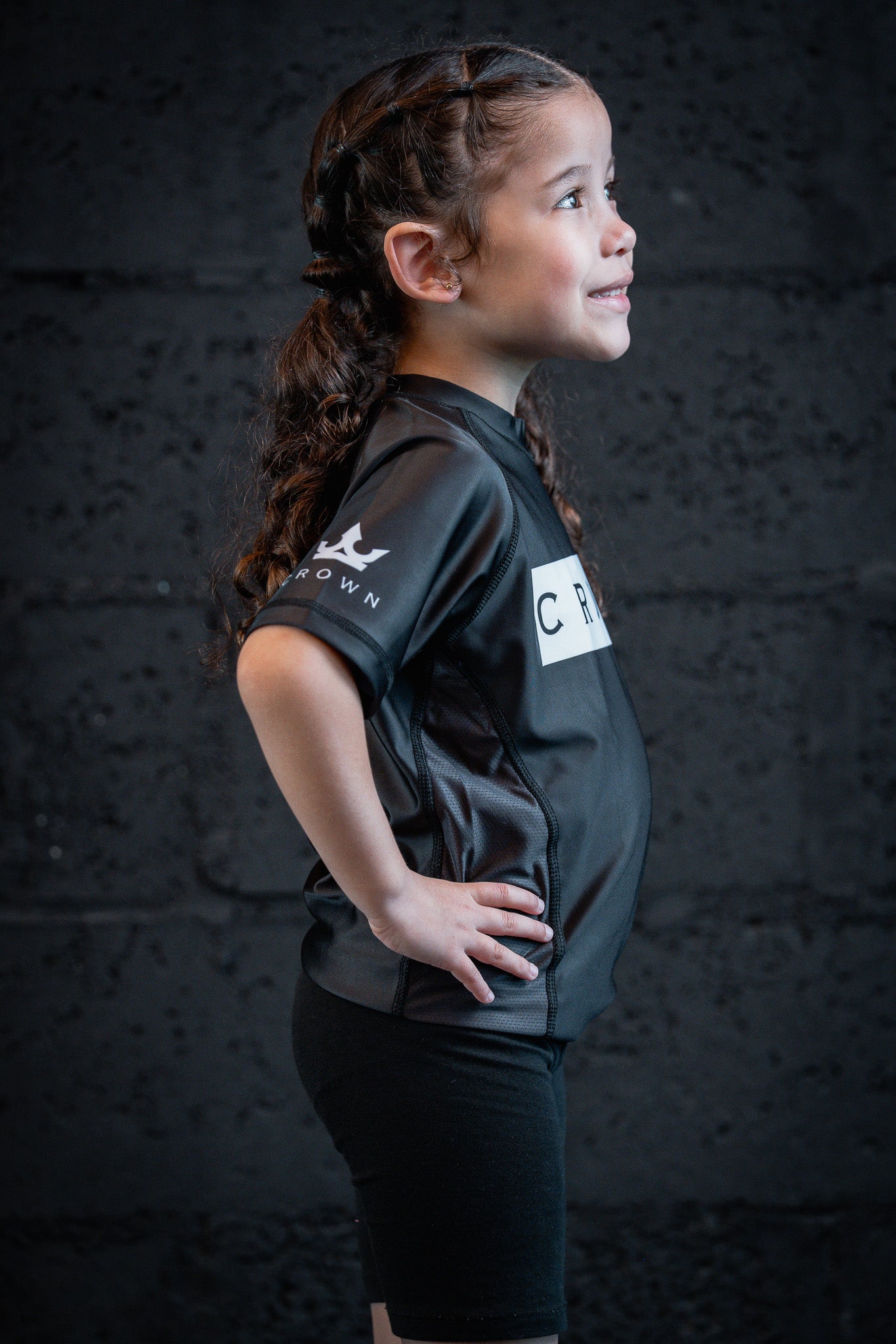CHECKMAT KIDS -Rashguard Black Rank – Made for Champions