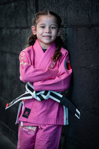 CHECKMAT PINK AND GOLD