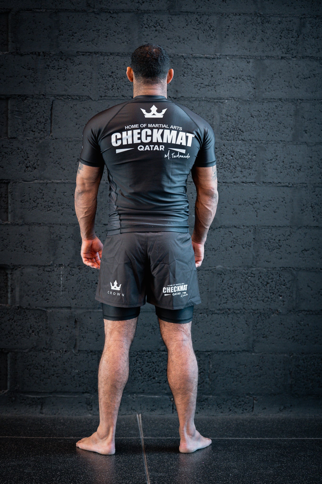 CHECKMAT Rashguard Black Rank – Made for Champions