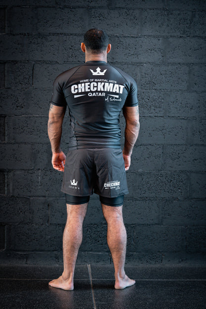 CHECKMAT Rashguard Black Rank – Made for Champions