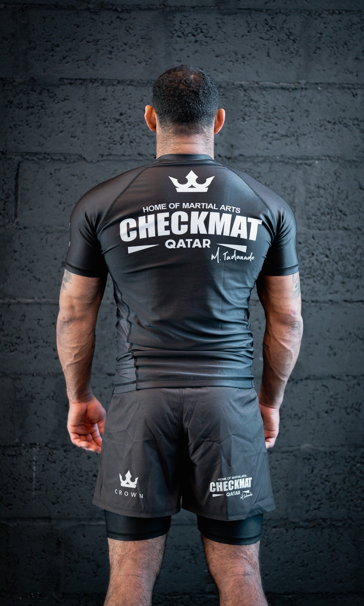 CHECKMAT Rashguard Black Rank – Made for Champions