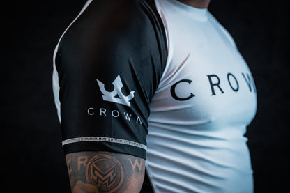 CHECKMAT Rashguard White Rank – Made for Champions