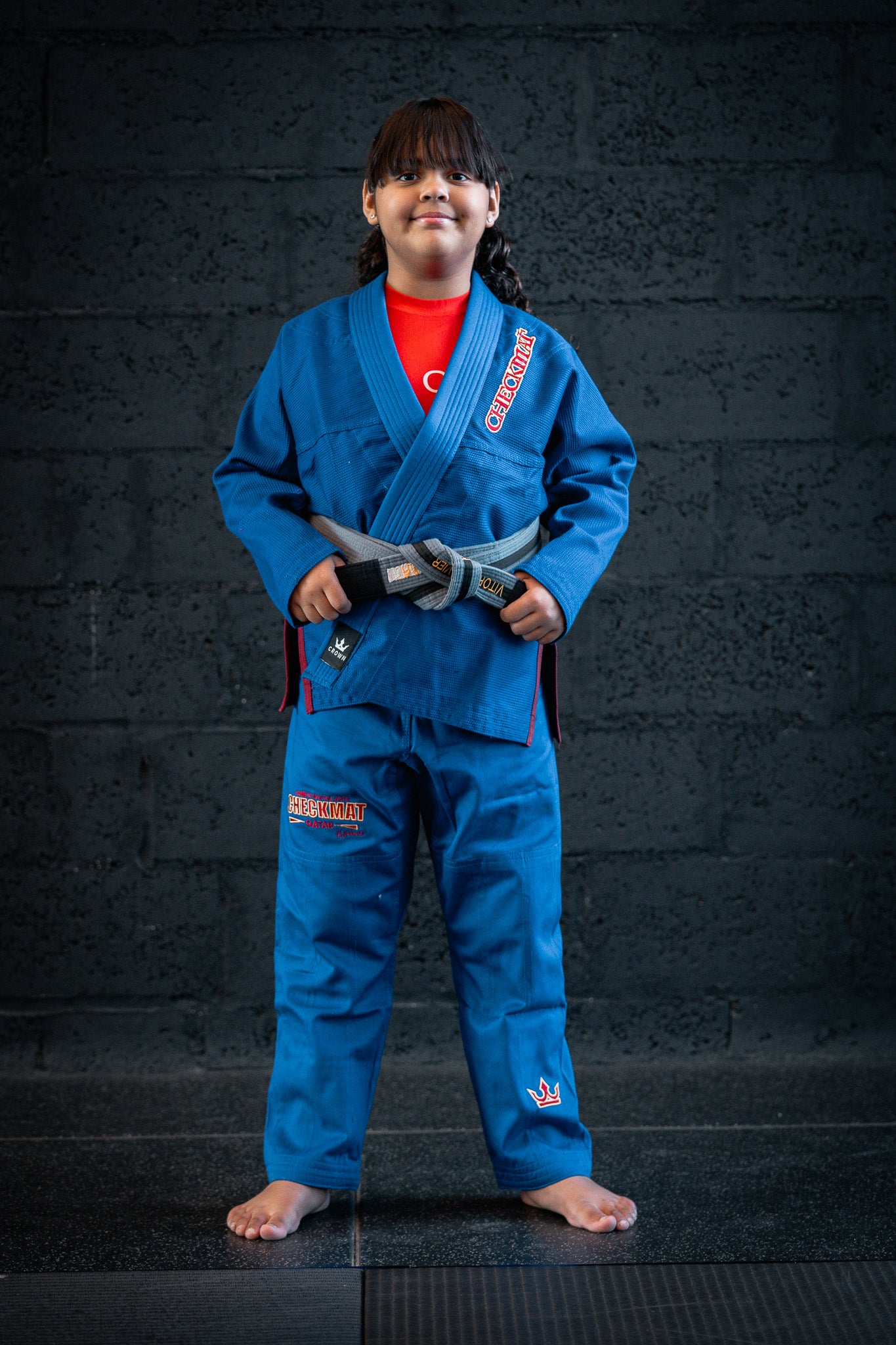 CHECKMAT KIDS BLUE AND RED