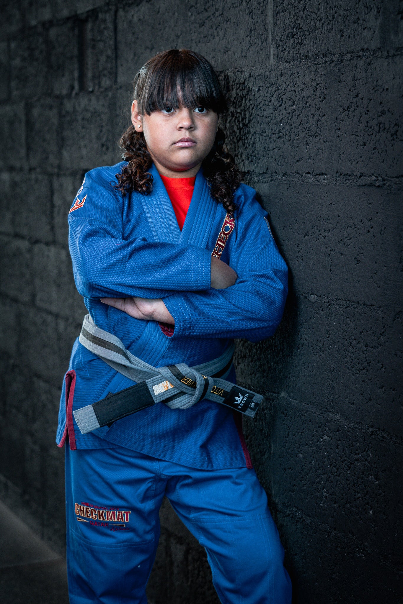 CHECKMAT KIDS BLUE AND RED