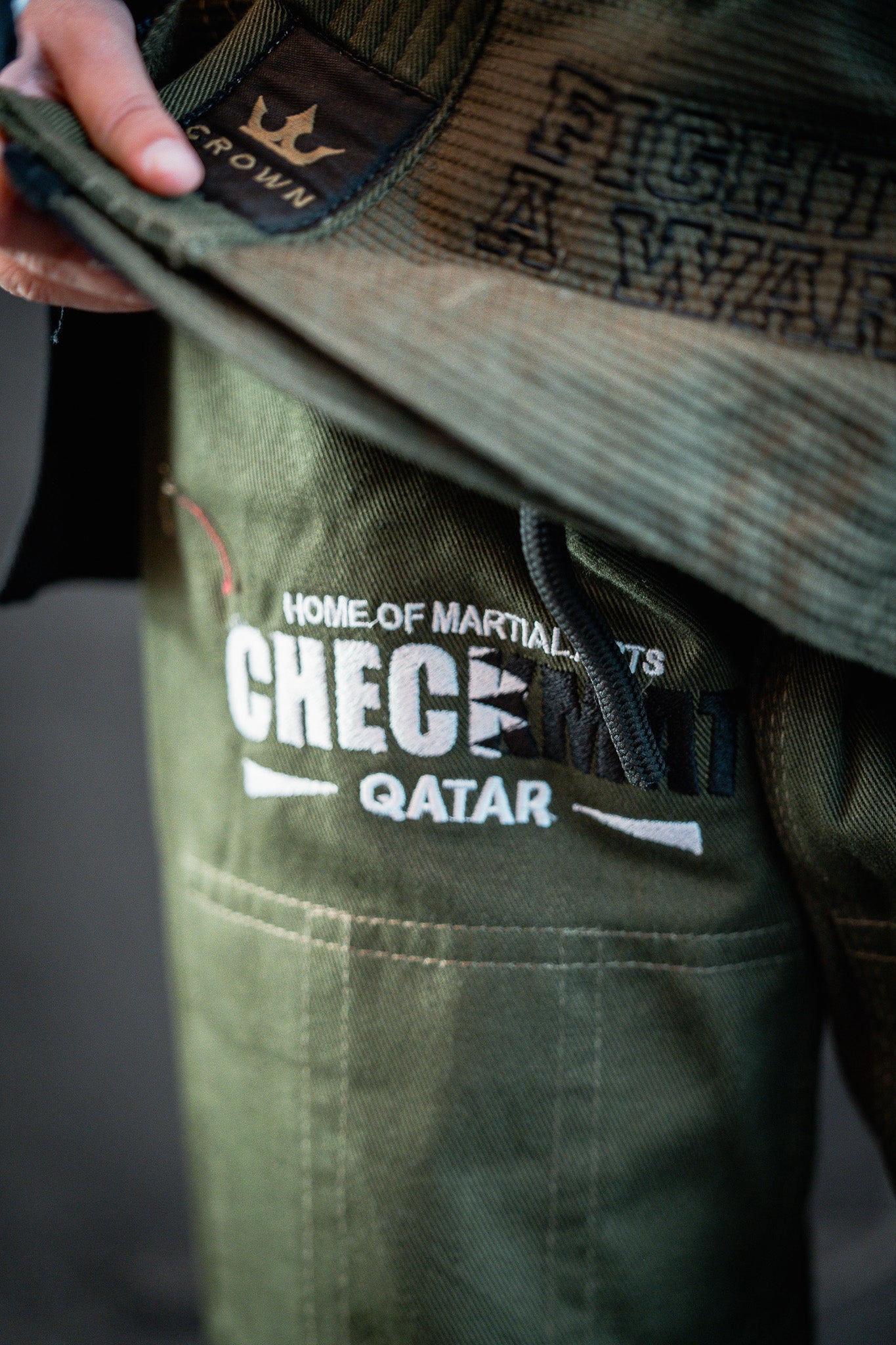 CHECKMAT KIDS- OLIVE
