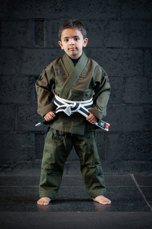 CROWN KIDS- OLIVE GREEN