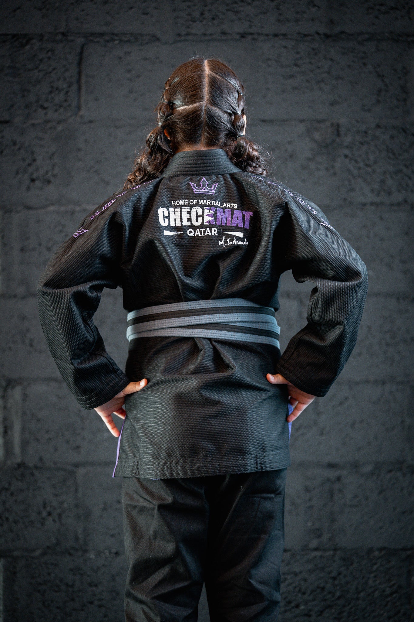 CHECKMAT KIDS BLACK AND PURPLE