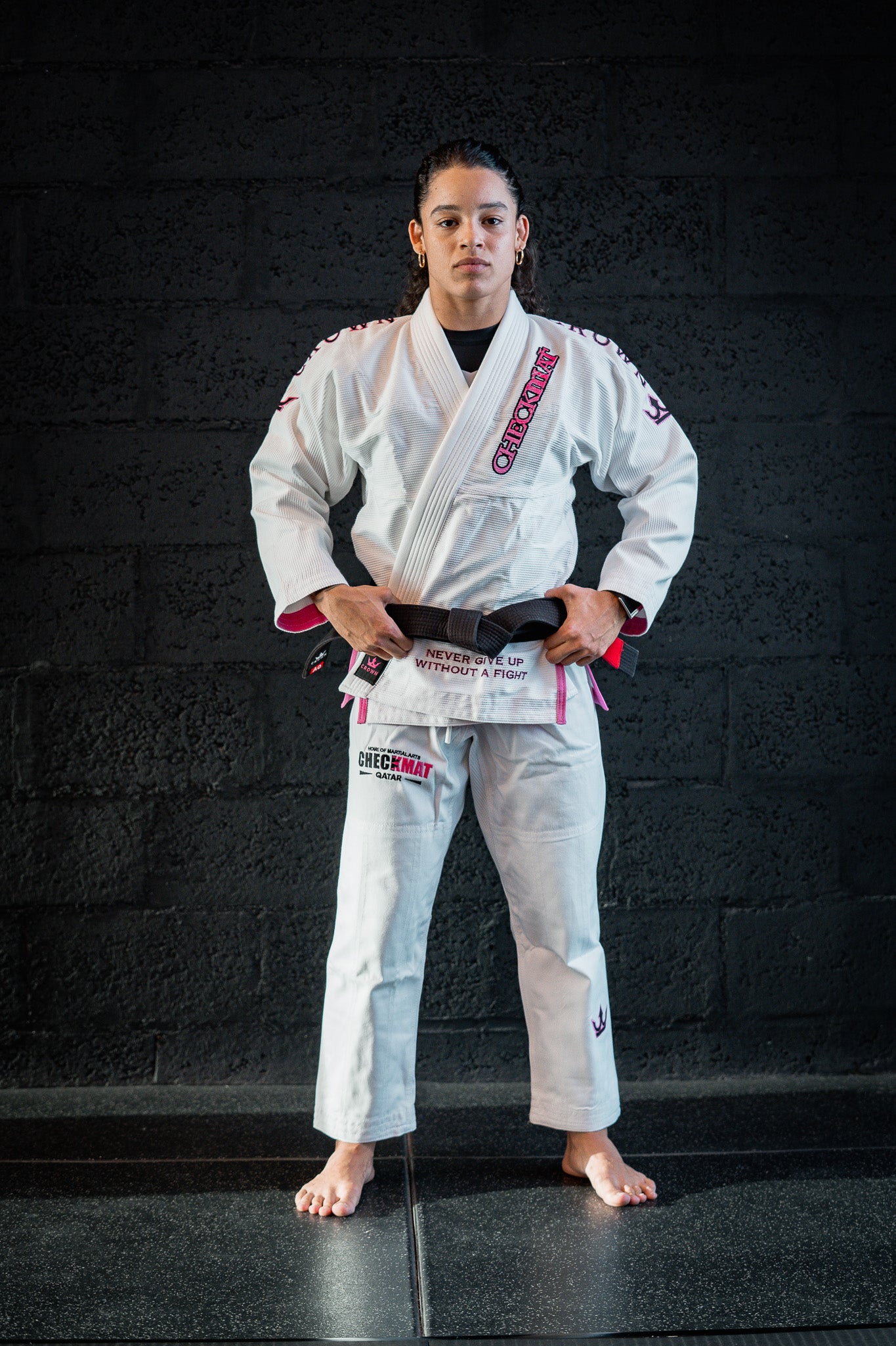 CHECKMAT GI - Pink on White