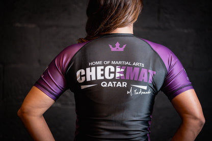 CHECKMAT Rashguard purple Rank – Made for Champions