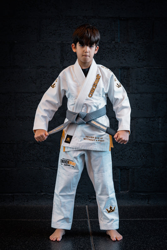 KIDS GI- White and yellow- CHECKMAT