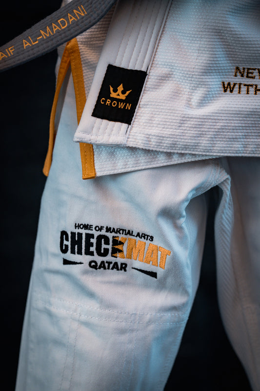 KIDS GI- White and yellow- CHECKMAT