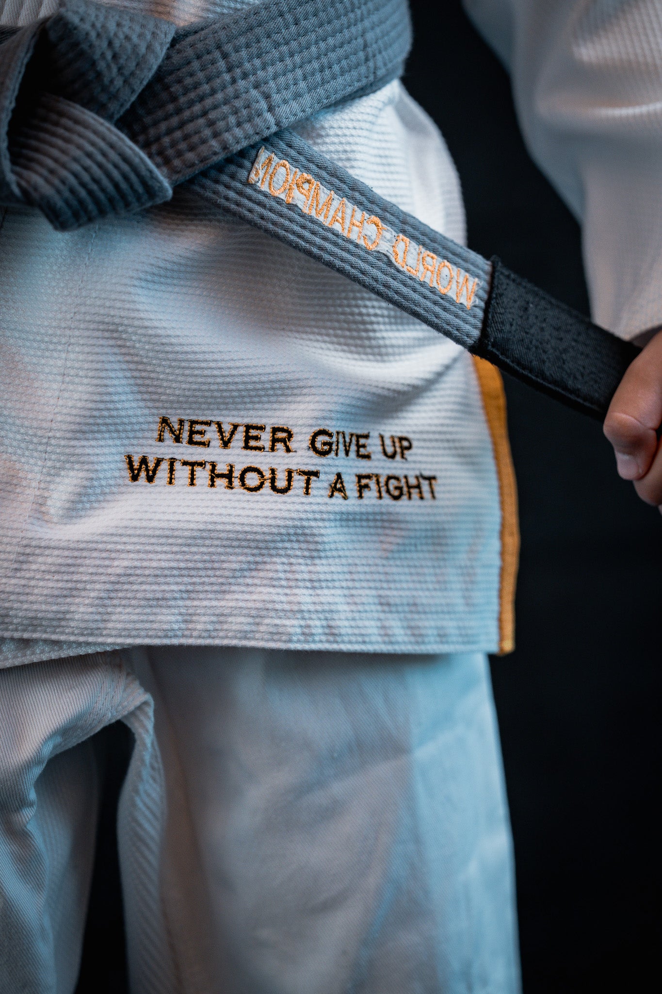 KIDS GI- White and yellow- CHECKMAT