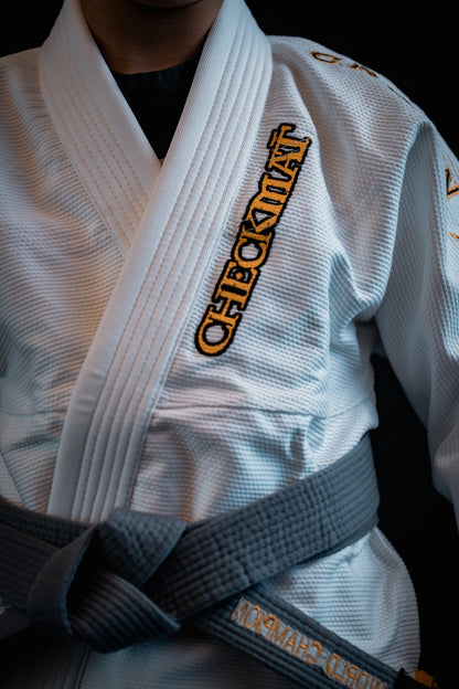 KIDS GI- White and yellow- CHECKMAT