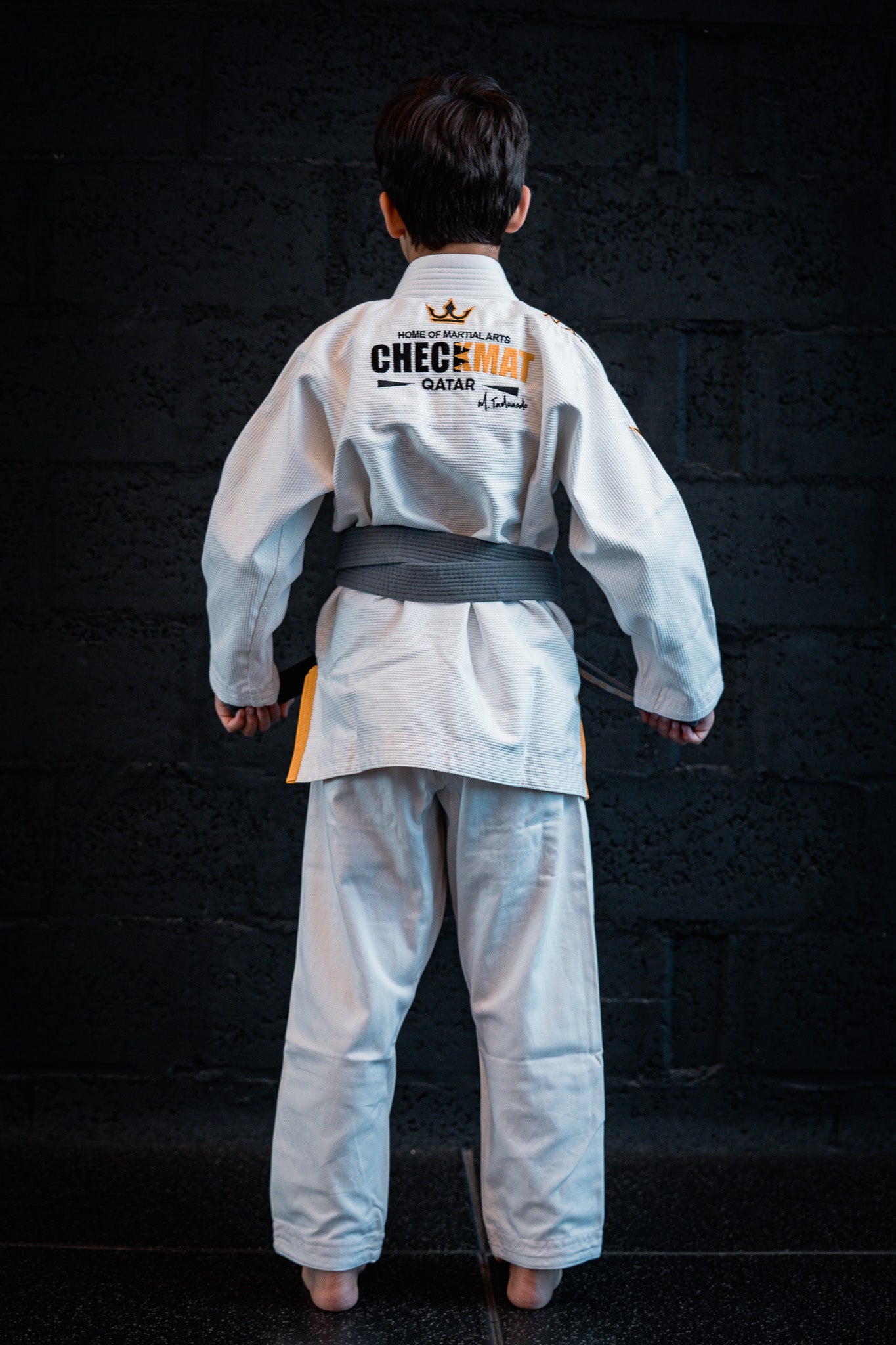KIDS GI- White and yellow- CHECKMAT