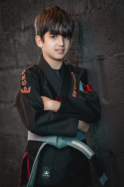 KIDS CHECKMAT GI- BLACK AND RED