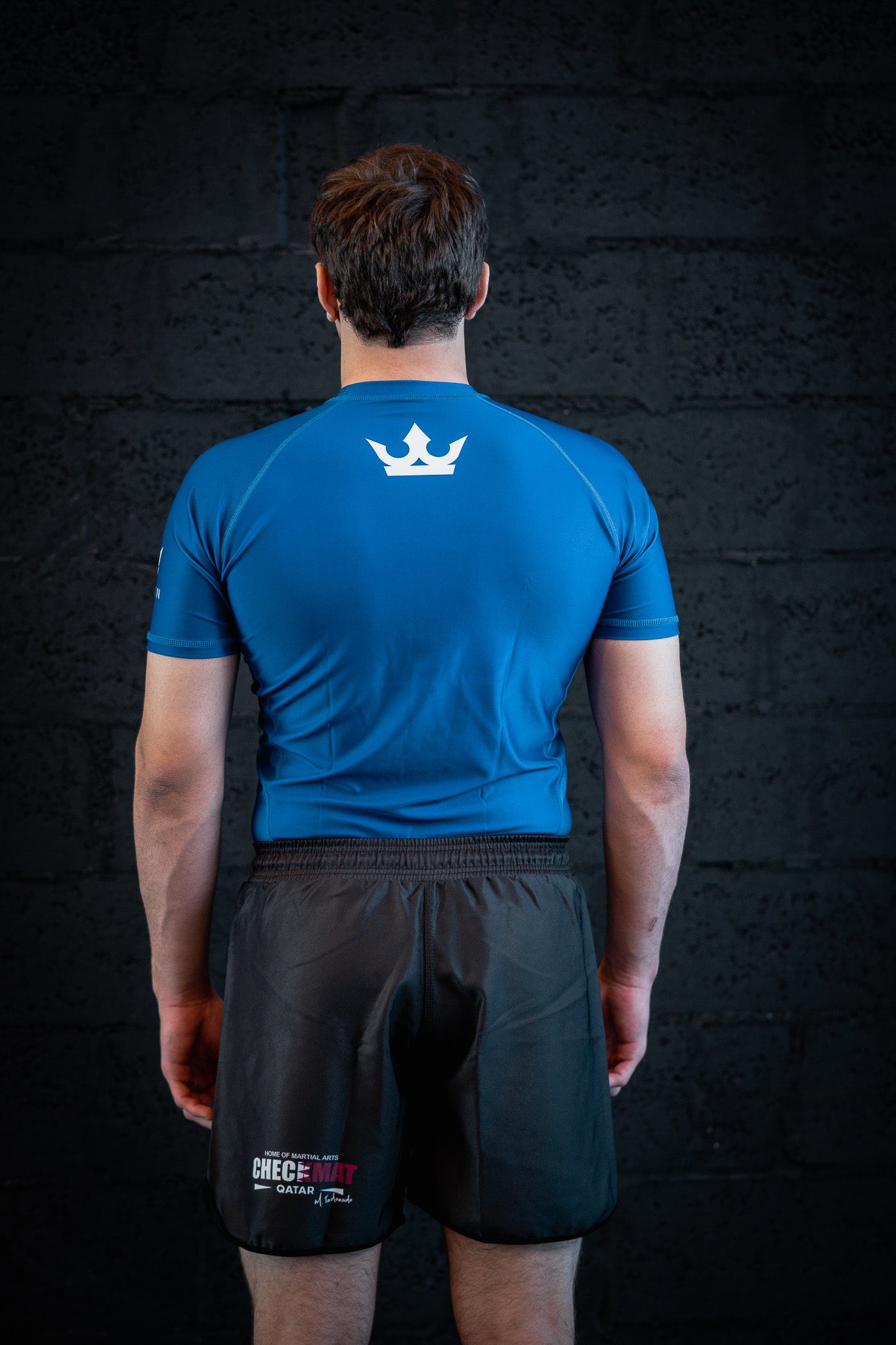 CROWN- Rashguard blue Rank  – Made for Champions