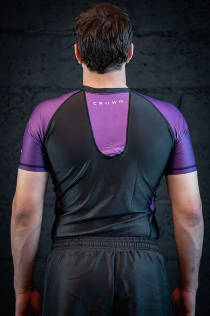 CROWN Rashguard Purple Rank – Made for Champions