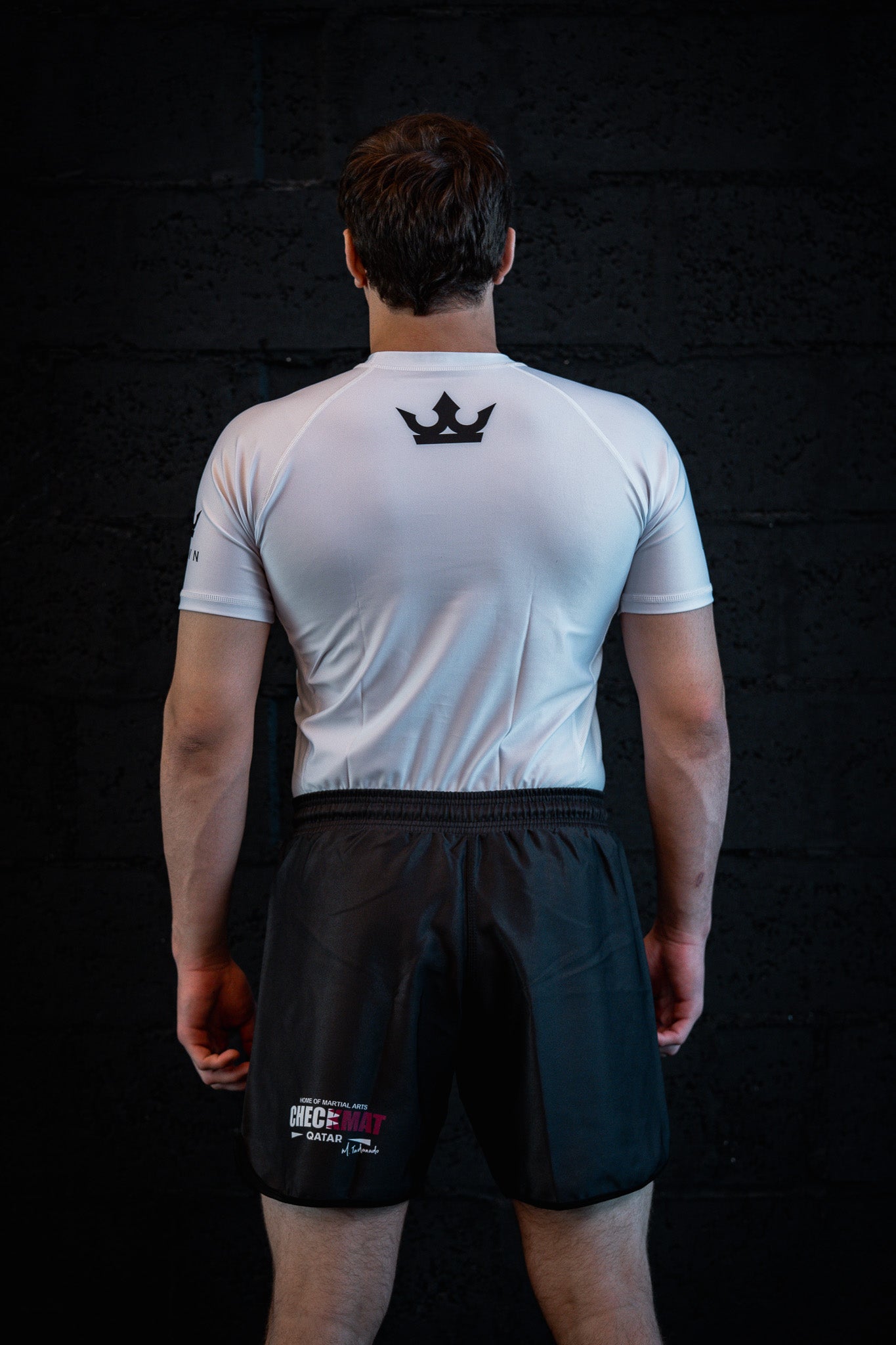 CROWN- Rashguard White Rank  – Made for Champions