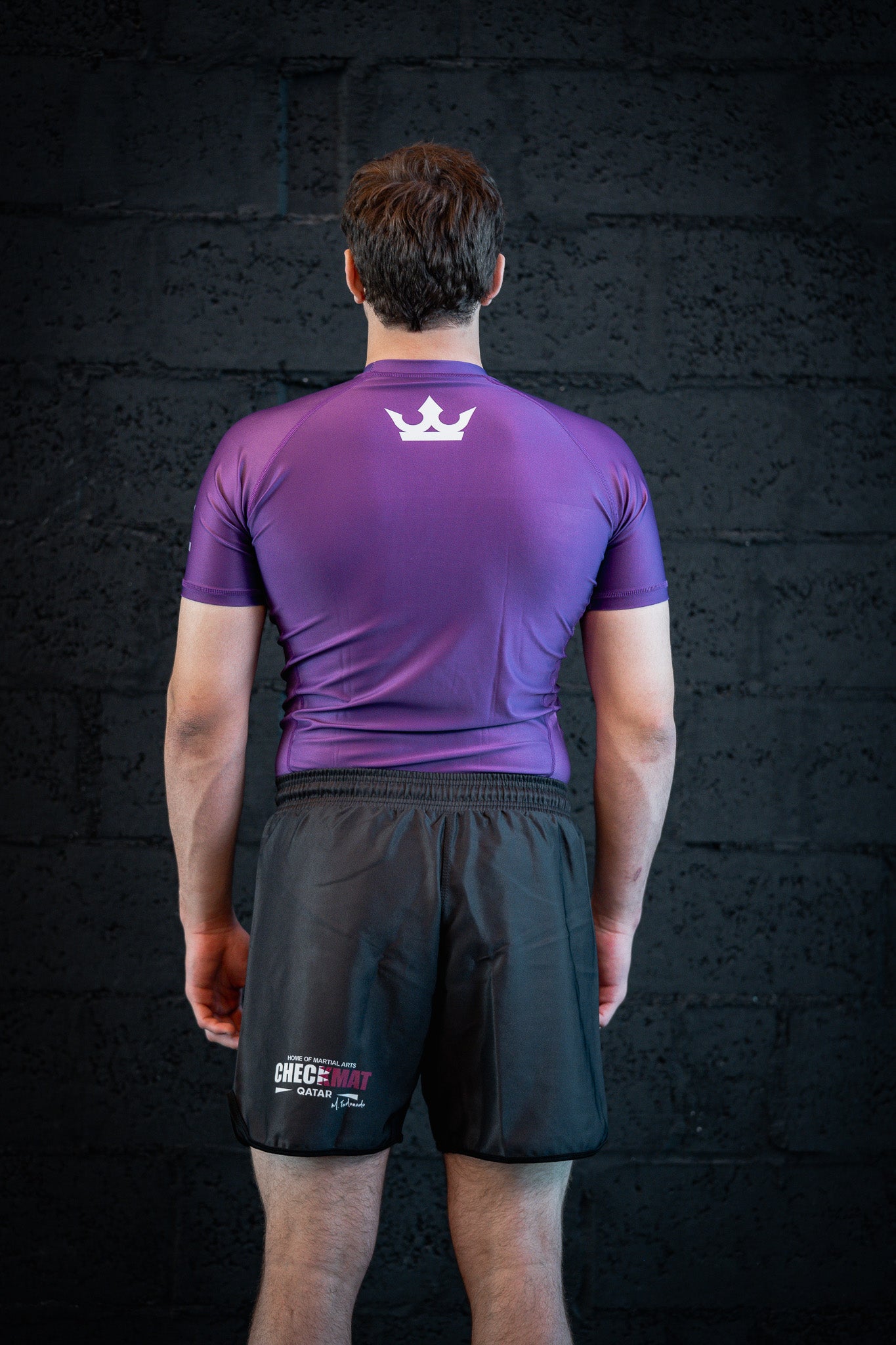 CROWN- Rashguard purple Rank  – Made for Champions