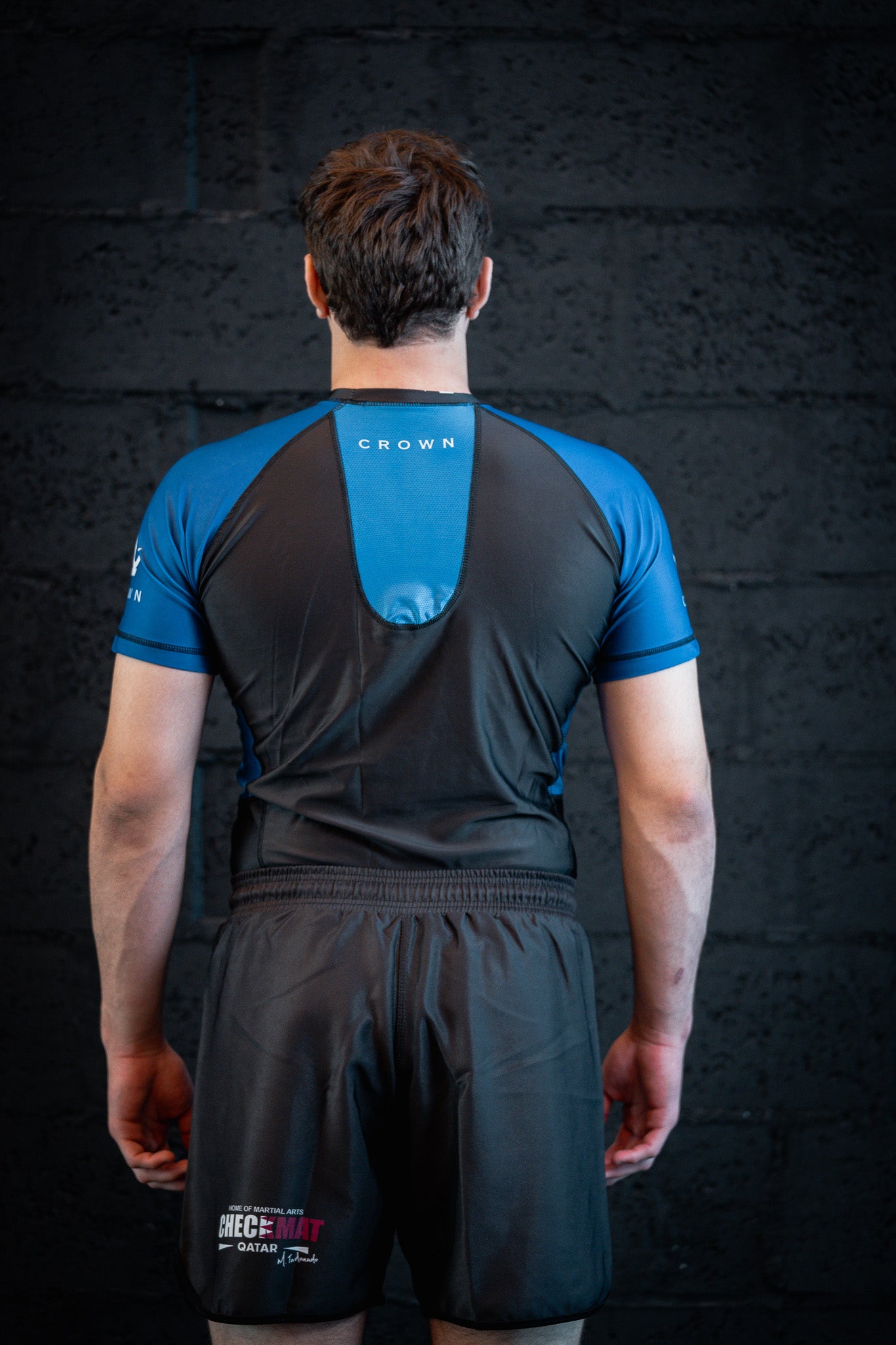 CROWN Rashguard Blue Rank – Made for Champions