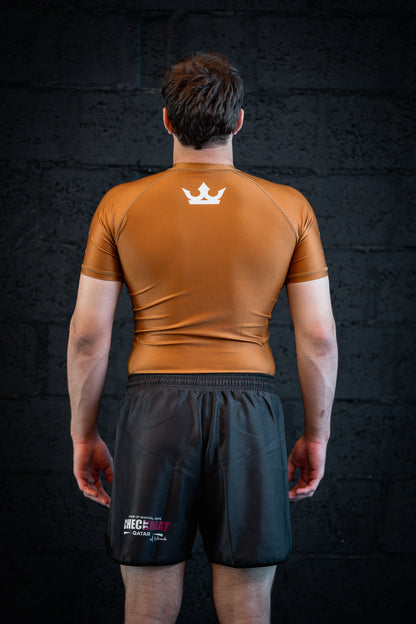 CROWN Rashguard Brown Rank – Made for Champions