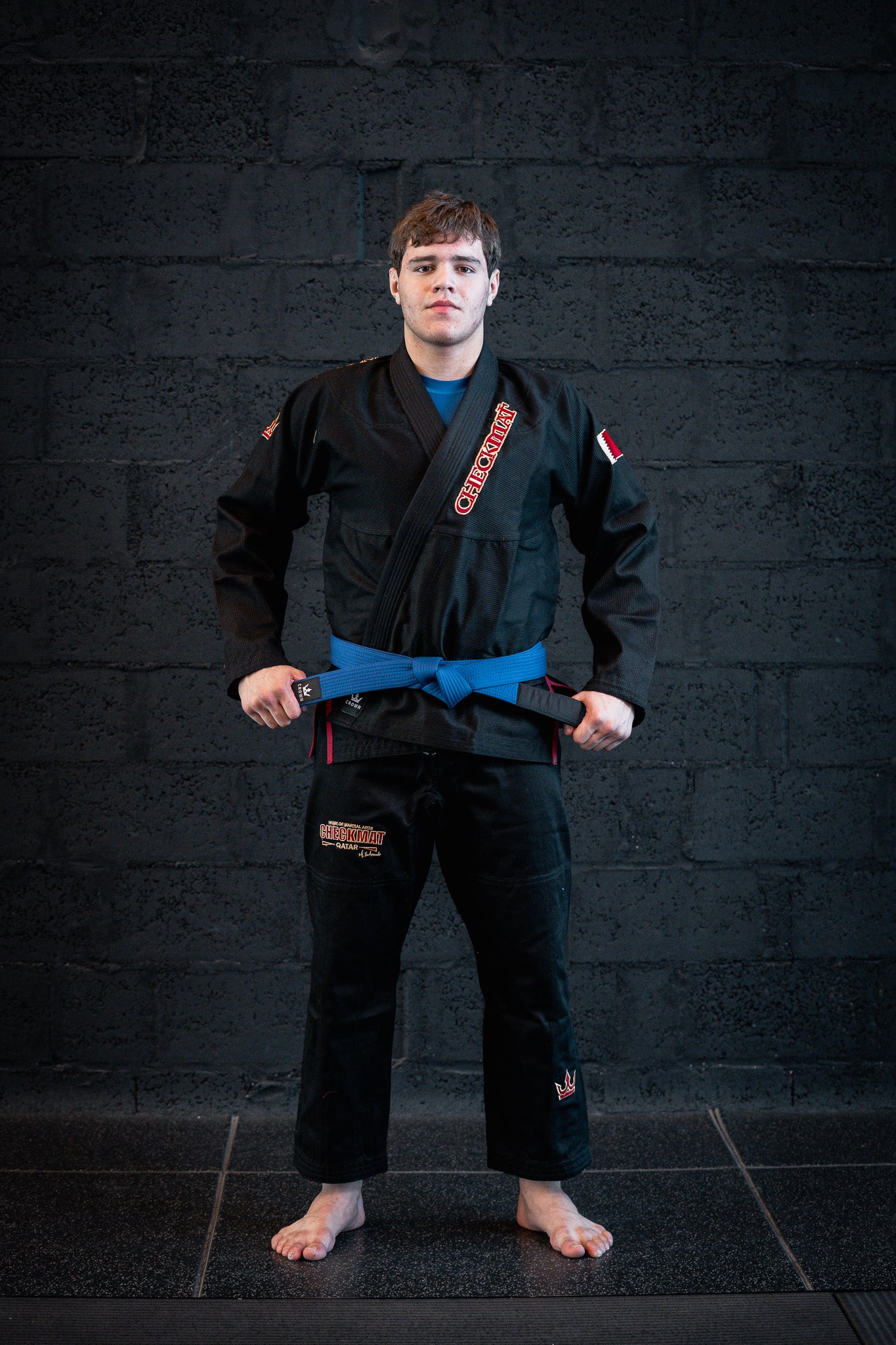 CHECKMAT BLACK AND RED