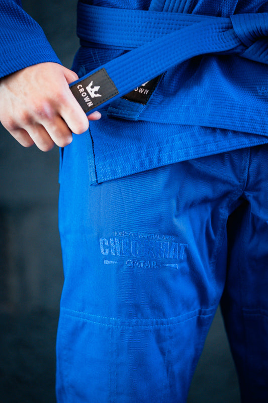 CHECKMAT- The Apex Gi – Checkmat Edition - Blue on Blue