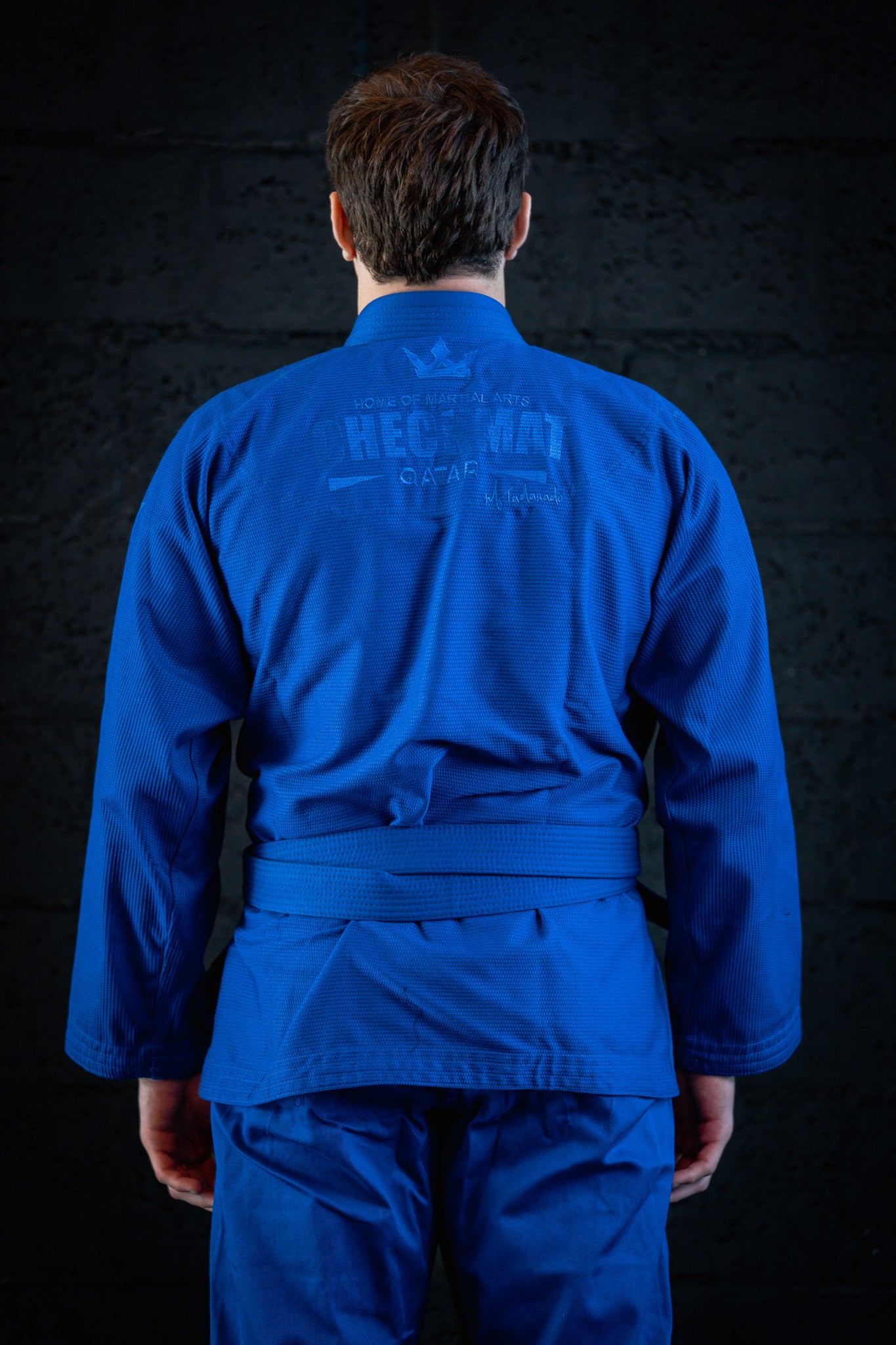 CHECKMAT- The Apex Gi – Checkmat Edition - Blue on Blue
